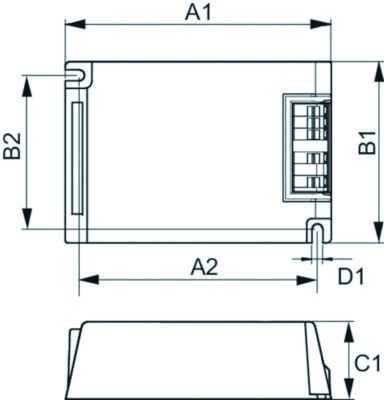 Vorschaltgerät 35W elektr f.HI Für Lampenart HI 109,6x74,4mm