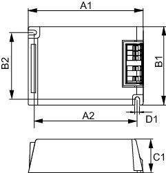 Vorschaltgerät 70W elektr f.HI Für Lampenart HI 109,6x74,4mm