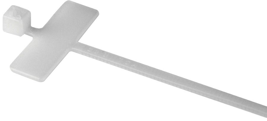 Kabelmarkierung natur Kabel Ø6-22mm Kst 100x25mm Mit Textfeld