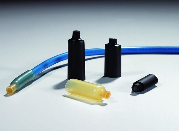 Schrumpf-Endkappe 0,8-7qmm Ø3/1mm L25mm
