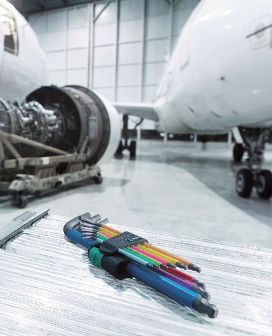 Werkzeugset 9tlg Halte-Clip 9xInnensechskant