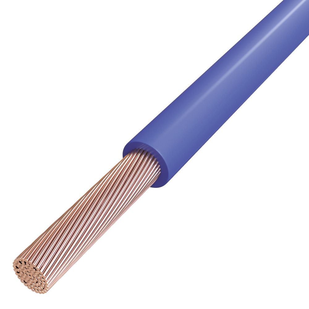 PVC-Aderleitung Eca H05V-K 0,5 ultbl ultramarineblau Kl.5 = feindrähtig