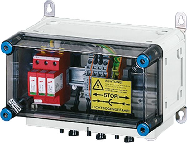 Klemmenkasten 16qmm 1f Kst 215x300x170mm AP IP65 hfr