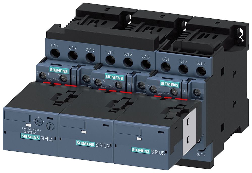 Stern-Dreieck-Schütz DC 18,5kW/AC 24V 40A/AC IP20 Schraub