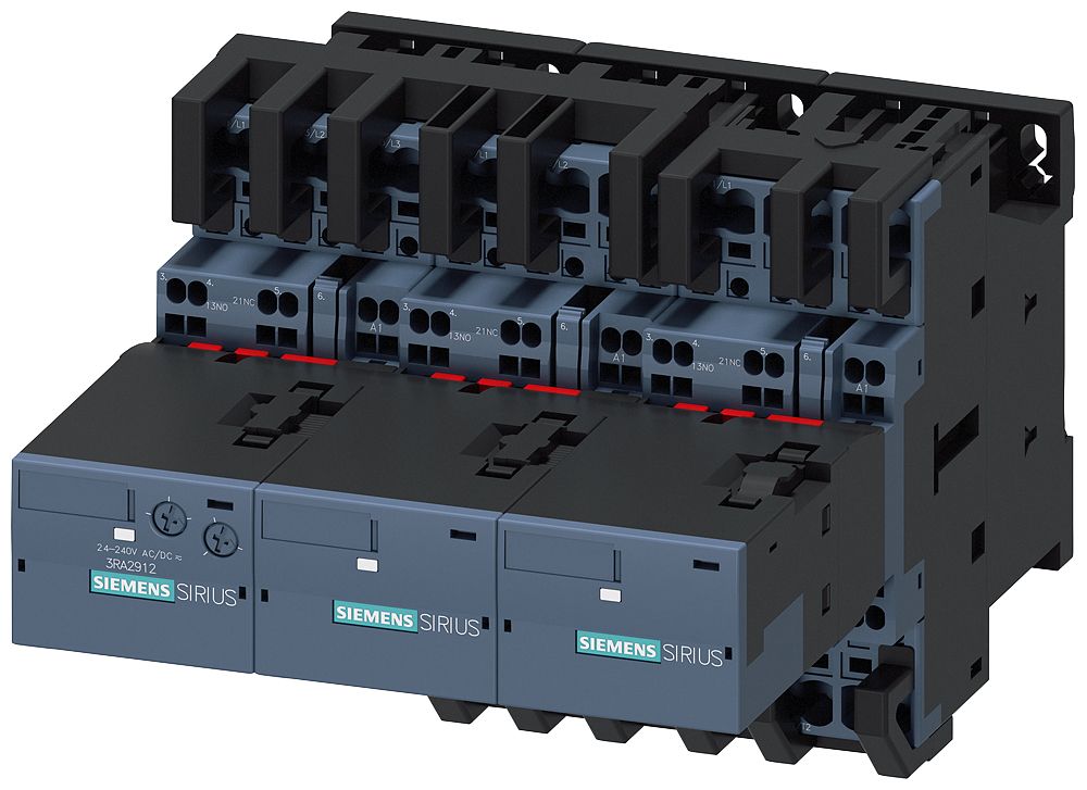 Stern-Dreieck-Schütz AC 18,5kW/AC 40A/AC 230V/50Hz IP20 Federzugans