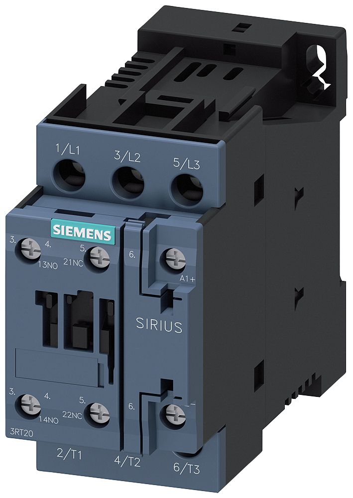 Leistungsschütz 7,5kW 3S 200-280VUC 17A 1S+1Ö/Hilf f.Reiheneinb