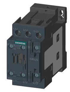 Leistungsschütz 7,5kW 3S 200-280VUC 17A 1S+1Ö/Hilf f.Reiheneinb