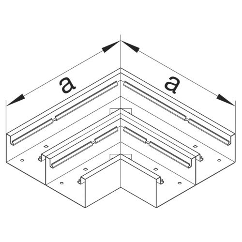 Flachwinkel GEB-K HFT BRS 65x210mm ST natur hfr unbeh