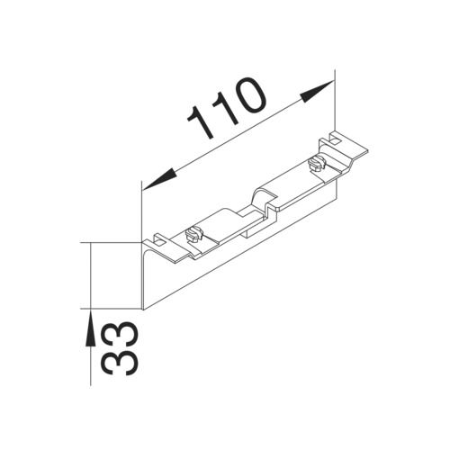 Oberteil SL-K 80mm Kst Schürze rws RAL9010 hfr