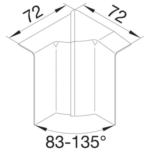 Inneneck SL-K Kst 80mm MINI alu HFT hfr