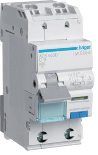 FI/LS-Schutzschalter B13 1p+N 0,03A A 2TE 1p 240V