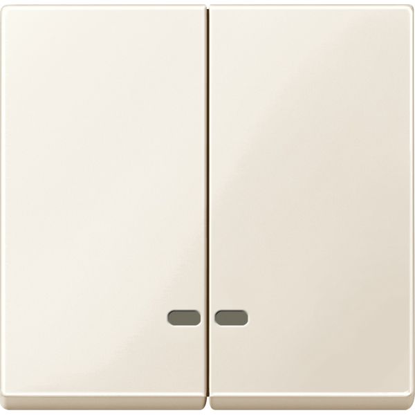 Wippe Serien Schalter System M akws glz aktivweiß Kontrollfenster/Lichtauslass