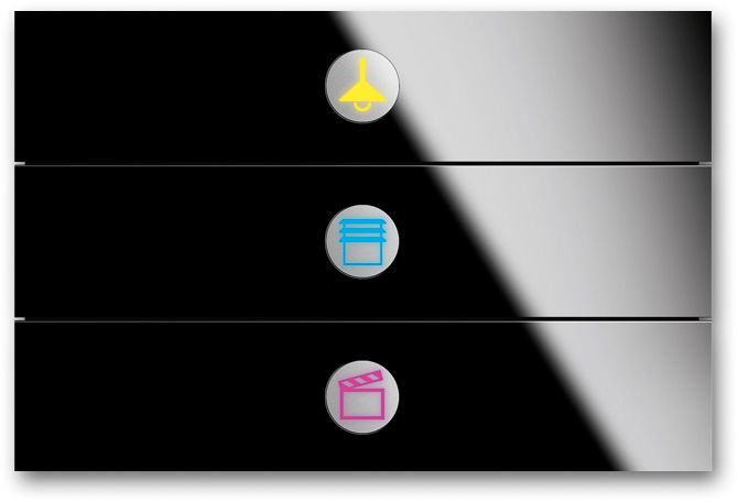 Tastsensor KNX PowN priOn Sensoren UP 3f edst Powernet glz 3pkt