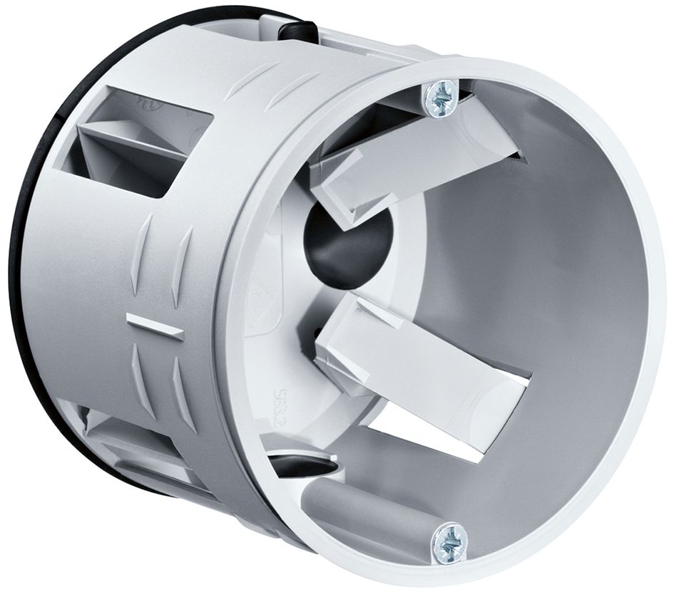 Verbindungsdose UP luftd Styro55 IP2X Ø60x66mm Kst Ger/VerbDose/kast rnd