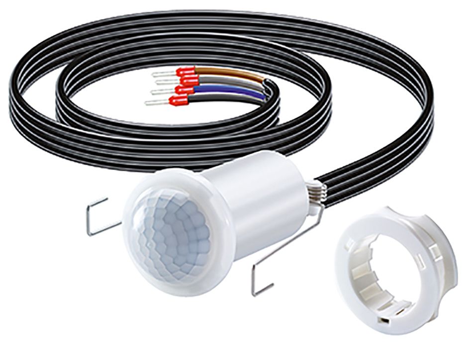 Präsenzmelder UP 0-360° Compact MINI 230V opal IP55 Fernbedienbar 2300W