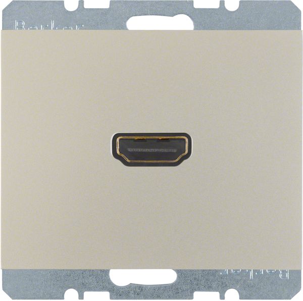 HDMI-Steckdose K.5 UPmont 1HDMI gr Unterputzmontage