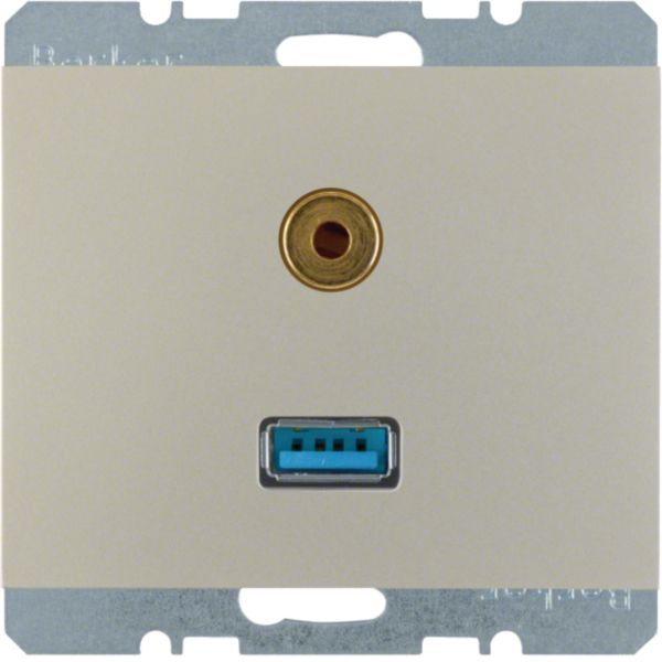 Einsatz USB/Klinke 2f K.1/K.5 edst Schraubbef