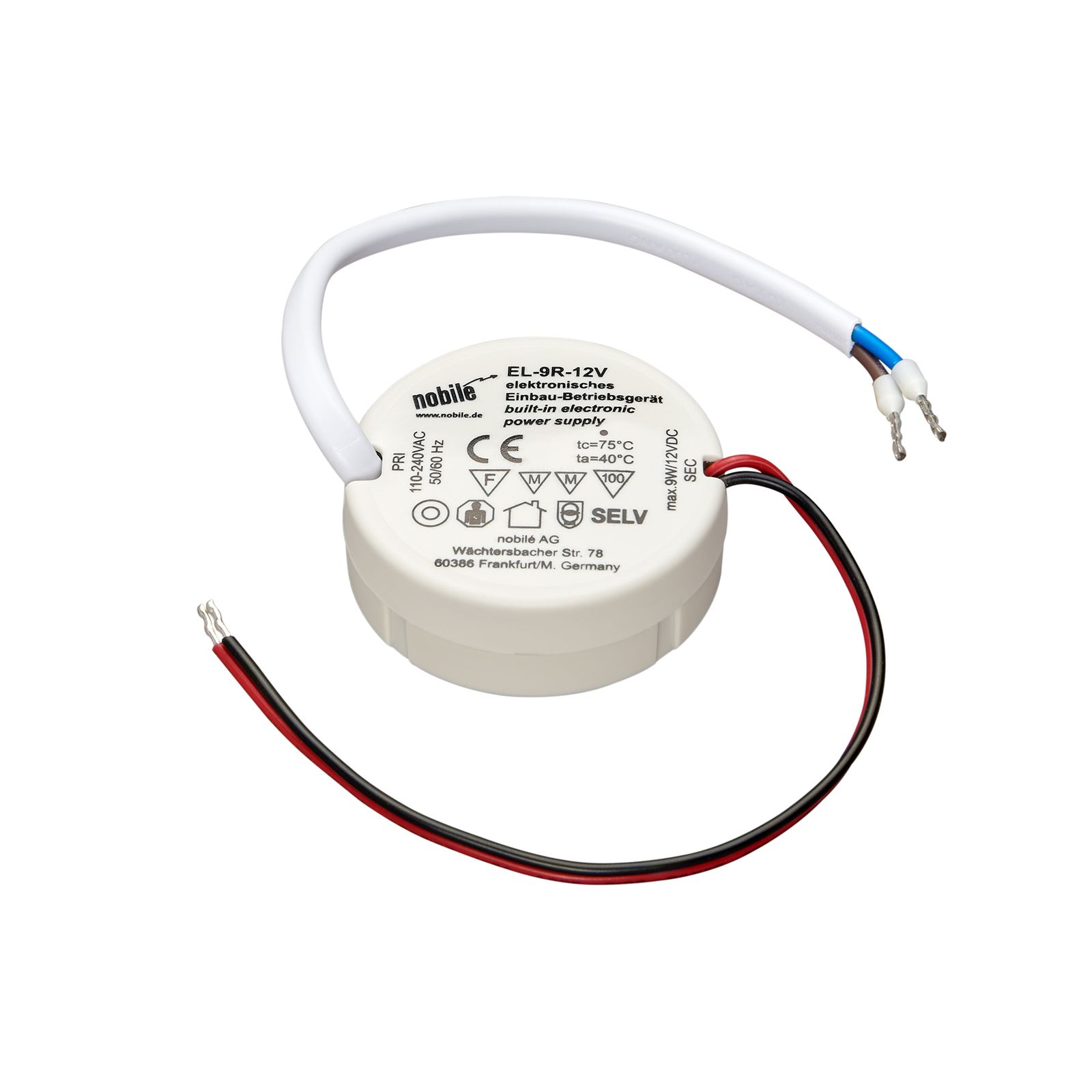 LED-Trafo 0-9W 12V IP20 Kstgeh stat