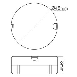 LED-Trafo 0-9W 375mA 24V IP20 Kstgeh stat