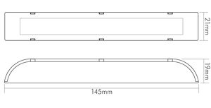 LED-Trafo 1-9W 350mA 30V IP20 Kstgeh stat 145x21x19mm