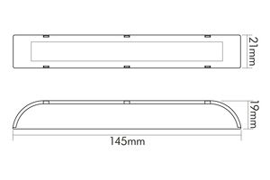 LED-Trafo 0-9W 750mA 12V IP20 Kstgeh stat 145x21x19mm
