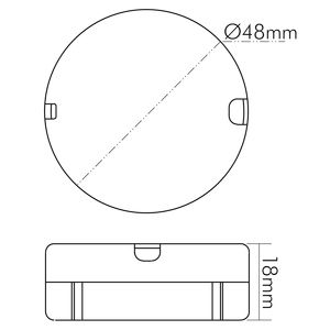 LED-Trafo 1-9W 350mA 30V IP20 Kstgeh stat