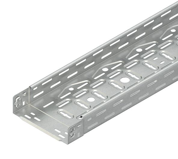 Kabelrinne 60x400x0,9mm int.Verb Rinne 3000mm Seitenl f.Funktionserh 23980qmm