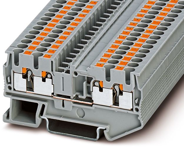 Reihenklemme 0,2-4qmm 1Etage bl 32A TS35 Hutschiene TH35
