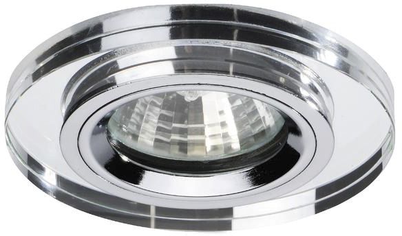 Einbaustrahler 13W GX5,3 chr glz IP20 ST Ø/EB68mm