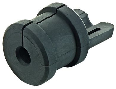 Durchführungstülle Gummi Ø7-8mm Ø7,8mm 10mm offen sw