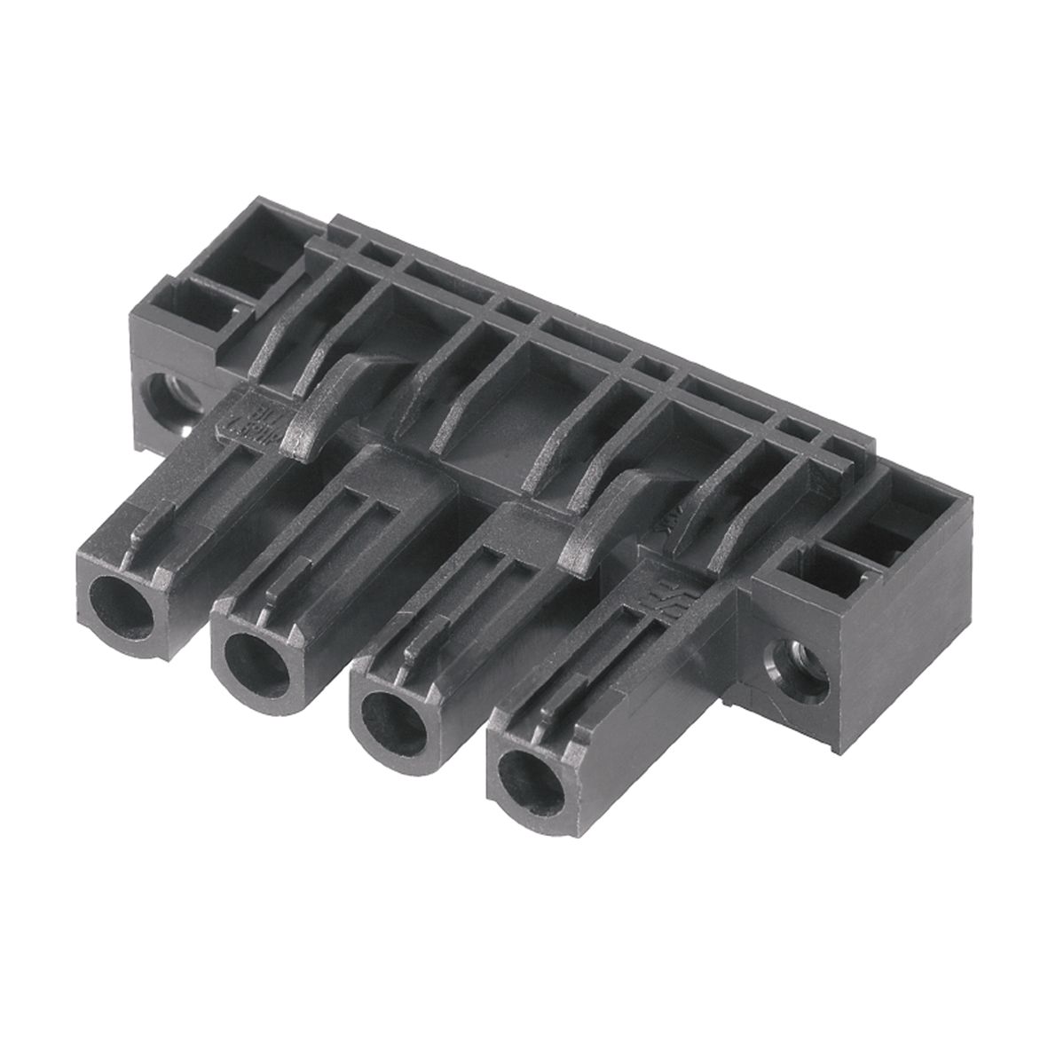 Platinenstecker Buchse 3p sw 1re 7,62mm zinn Löt 3,2mm fester Steckverbinder