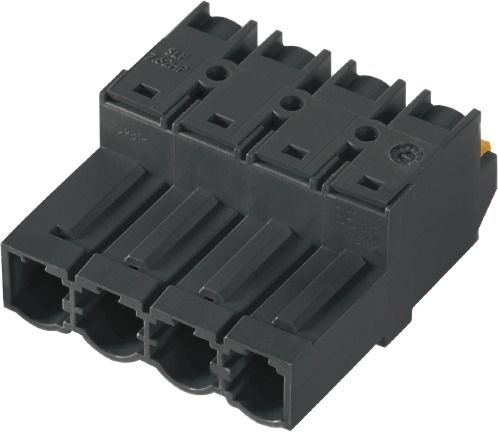 Kabelsteckverbinder LP Stift 4p 1re Zinn Federzug 0,5-2,5qmm Rundkabel