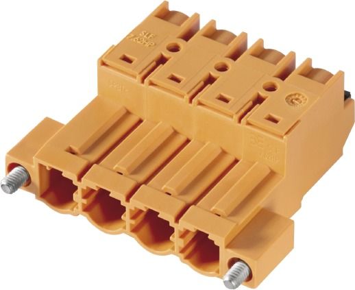 Kabelsteckverbinder LP Stift 4p 1re Zinn Federzug 0,5-2,5qmm Rundkabel