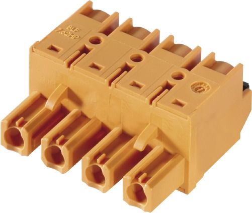 Platinenstecker Buchse 4p or 1re 7,62mm zinn Direktans fester Steckverbinder