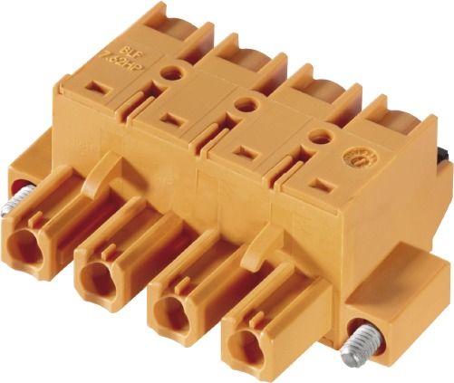 Platinenstecker Buchse 4p or 1re 7,62mm zinn Direktans fester Steckverbinder