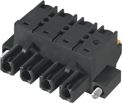 Platinenstecker Buchse 4p sw 1re 7,62mm zinn Direktans fester Steckverbinder