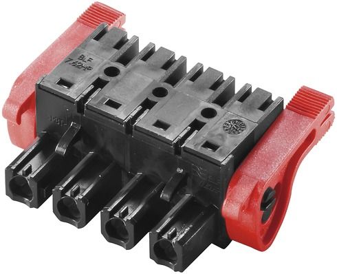 Platinenstecker Buchse 4p sw 1re 7,62mm zinn Direktans fester Steckverbinder