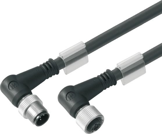 Sensor-Aktorkabel 3p 1,5m M12 Male abgew M12 PUR Polyurethan (PUR) hfr