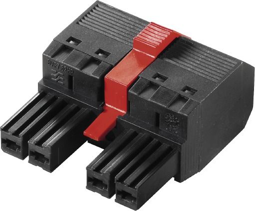 Platinenstecker Buchse 4p sw 1re 7,62mm zinn Direktans fester Steckverbinder