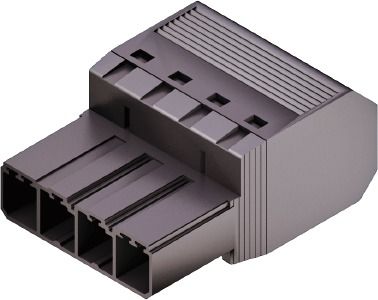 Kabelsteckverbinder LP Stift 4p 1re Zinn Federzug 0,5-6qmm Rundkabel