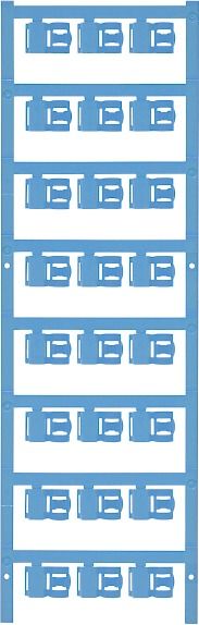 Kabelmarkierung bl Ader Kst Ø4-6mm rast 12x9,3mm Mit Textfeld