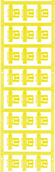 Kabelmarkierung ge Ader Kst Ø4-6mm rast 21x9,3mm Mit Textfeld