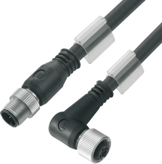 Sensor-Aktorkabel 5p 1,5m M12 Male ger M12 PVC Polyvinylchlorid (PVC)