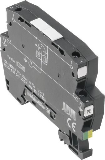Ableiter Typ3 24VAC 34VDC 20A TS35 Klemme Hutschiene TH35