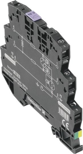 Ableiter Typ3 60VAC 85VDC 0,5A TS35 Klemme 260Va-a Hutschiene TH35