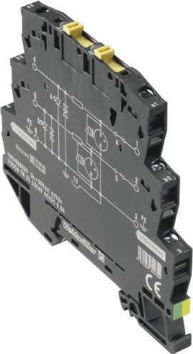 Ableiter Typ3 24VAC 34VDC 0,2A TS35 m.FMkont opt Hutschiene TH35 Klemm