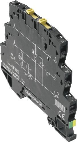 Ableiter Typ3 24VAC 34VDC 12A TS35 opt Klemme Hutschiene TH35