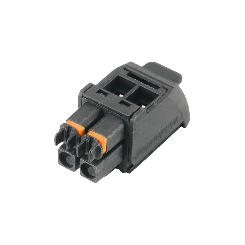 Platinenstecker Buchse 2p sw 1re 5mm zinn Direktans frei