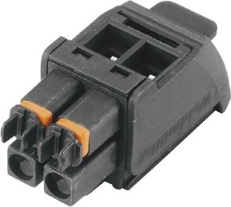 Platinenstecker Buchse 2p sw 1re 5mm zinn Direktans frei