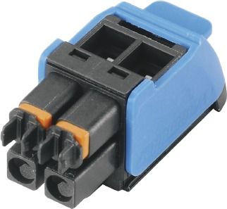 Platinenstecker Buchse 2p sw 1re 5mm zinn Direktans frei